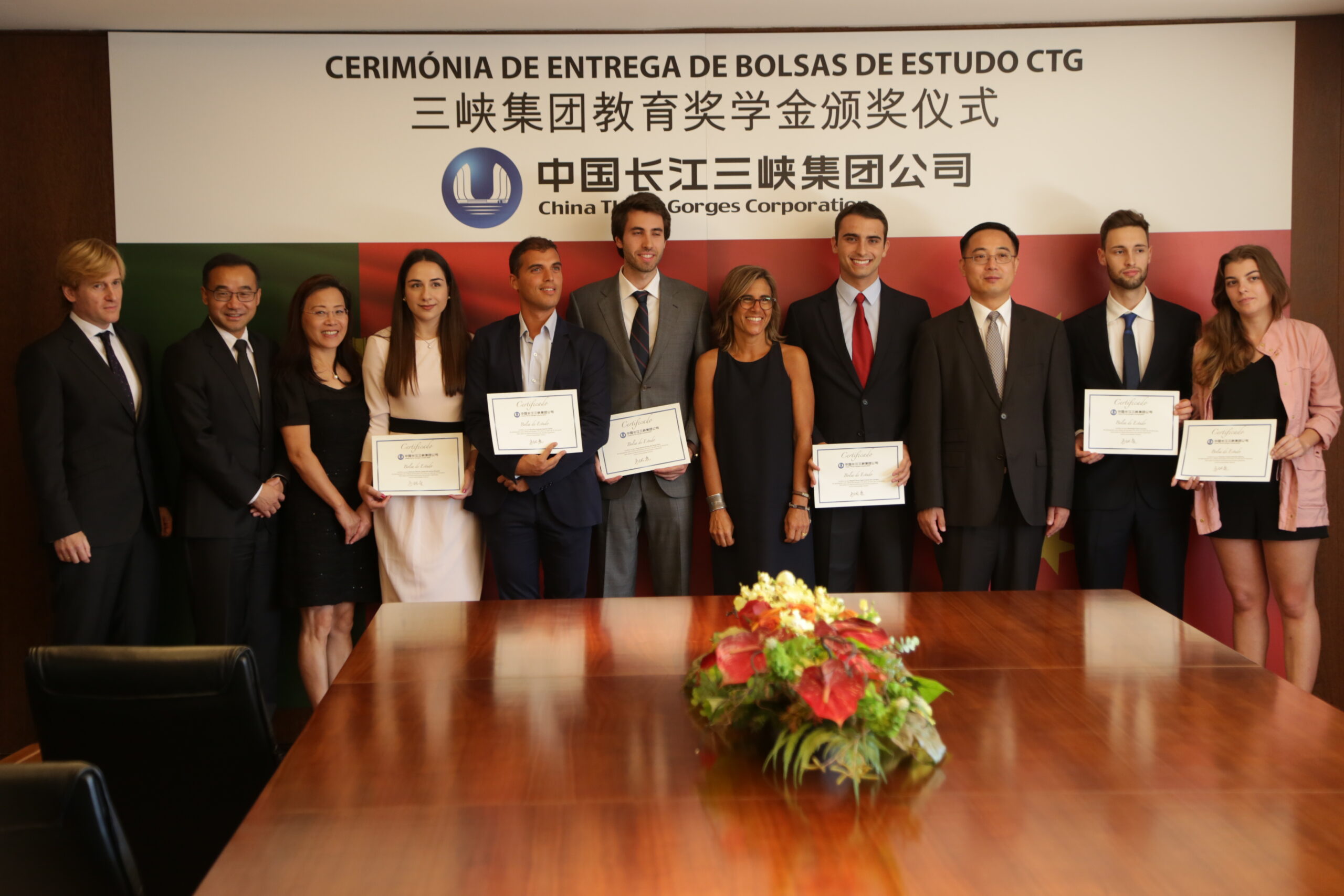 CTG Portugal scholarship programme delivery ceremony